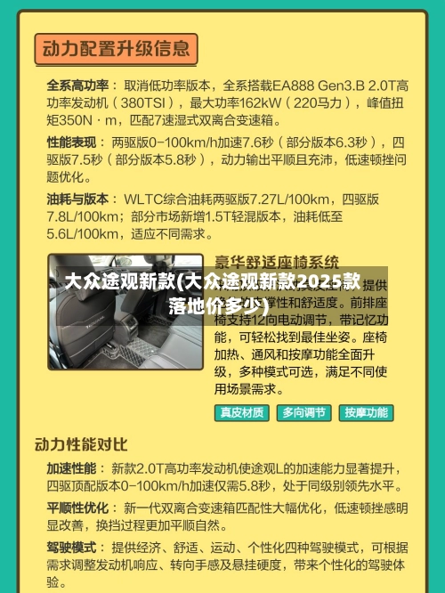 大众途观新款(大众途观新款2025款落地价多少)