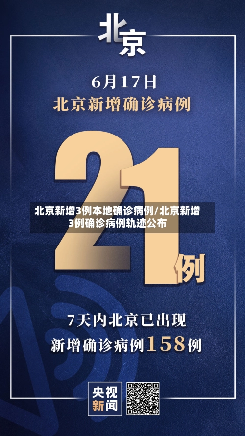 北京新增3例本地确诊病例/北京新增3例确诊病例轨迹公布-第3张图片