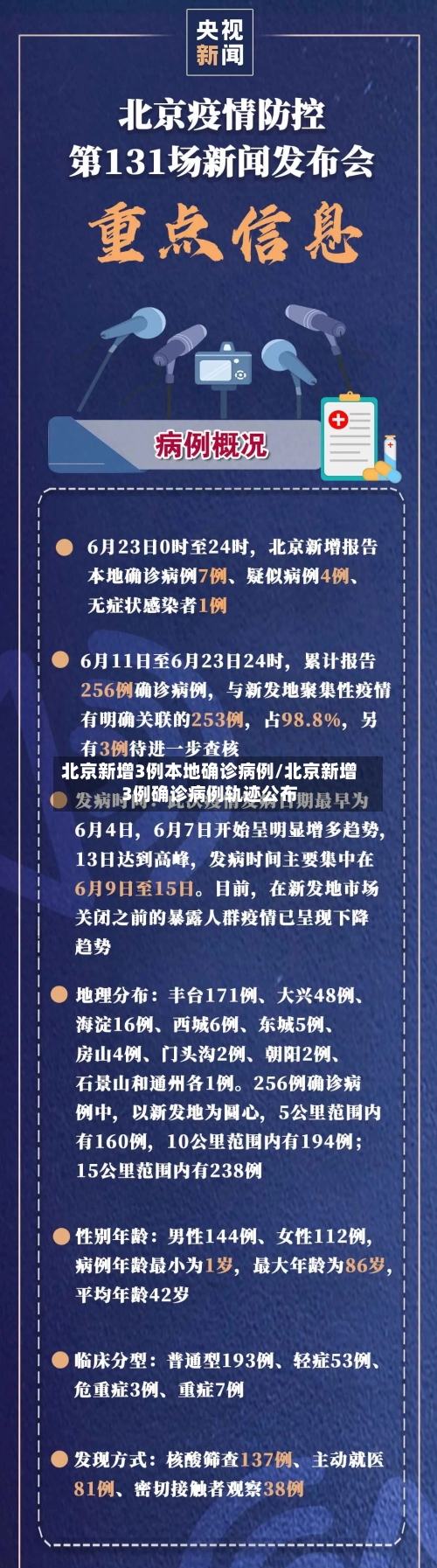 北京新增3例本地确诊病例/北京新增3例确诊病例轨迹公布-第2张图片