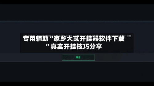 专用辅助“家乡大贰开挂器软件下载”真实开挂技巧分享-第2张图片