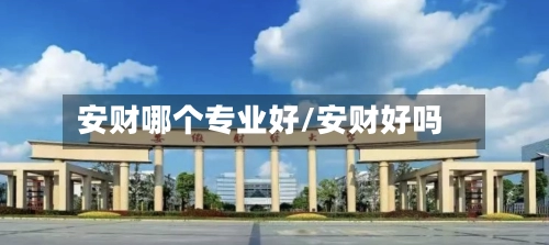 安财哪个专业好/安财好吗