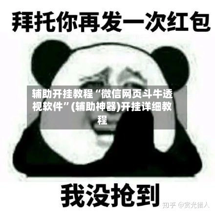 辅助开挂教程“微信网页斗牛透视软件”(辅助神器)开挂详细教程-第3张图片