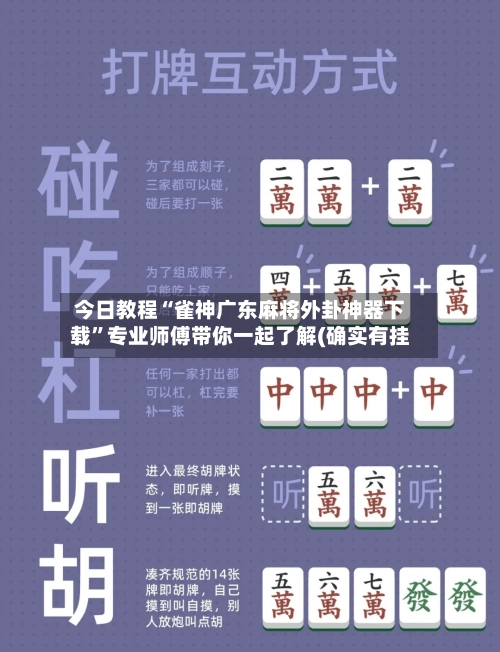 今日教程“雀神广东麻将外卦神器下载”专业师傅带你一起了解(确实有挂-第2张图片
