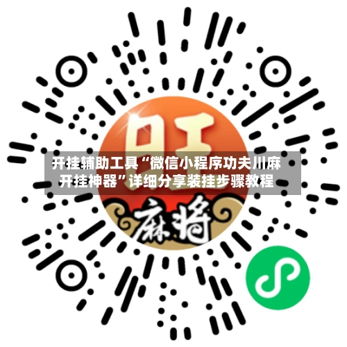 开挂辅助工具“微信小程序功夫川麻开挂神器”详细分享装挂步骤教程