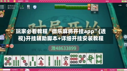 玩家必看教程“微乐麻将开挂app	”(透视)开挂辅助脚本+详细开挂安装教程-第2张图片