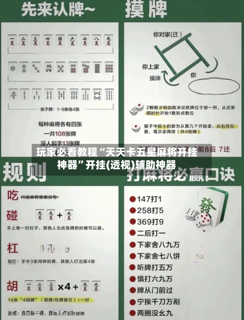 玩家必看教程“天天卡五星麻将开挂神器”开挂(透视)辅助神器-第3张图片
