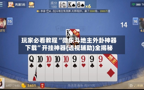 玩家必看教程“微乐斗地主外卦神器下载”开挂神器{透视辅助}全揭秘-第3张图片