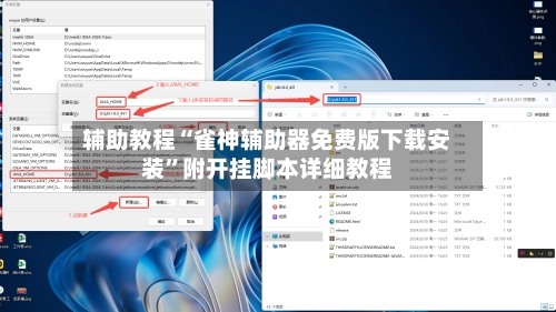 辅助教程“雀神辅助器免费版下载安装”附开挂脚本详细教程