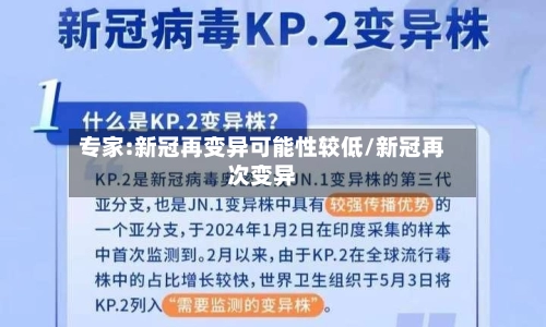 专家:新冠再变异可能性较低/新冠再次变异