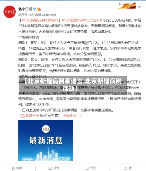 【北京新增病例系谣言,北京新增病例活动】-第3张图片