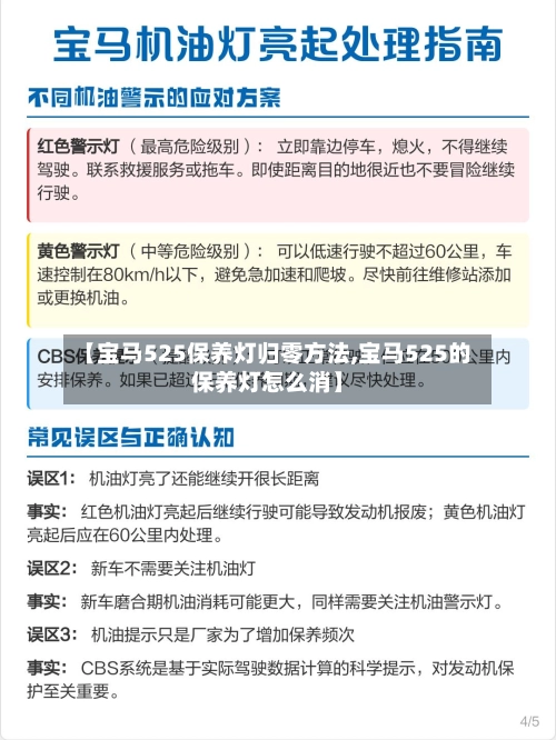 【宝马525保养灯归零方法,宝马525的保养灯怎么消】