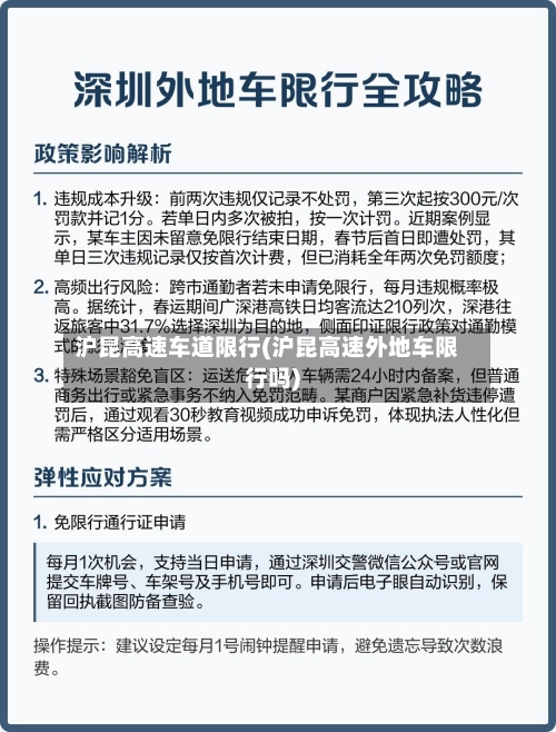 沪昆高速车道限行(沪昆高速外地车限行吗)
