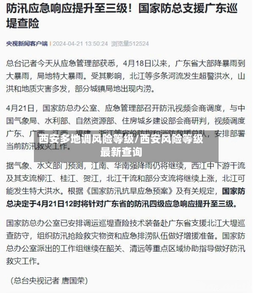 西安多地调风险等级/西安风险等级最新查询-第3张图片