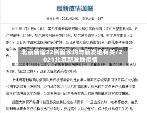 北京新增22例确诊均与新发地有关/2021北京新发地疫情-第3张图片