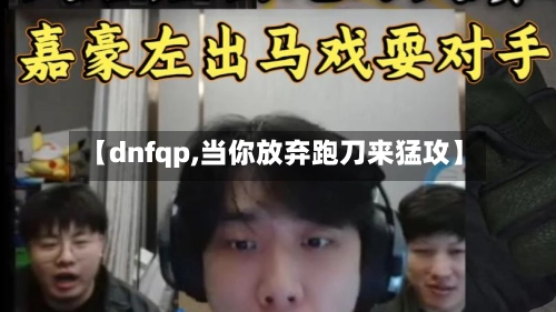 【dnfqp,当你放弃跑刀来猛攻】-第2张图片