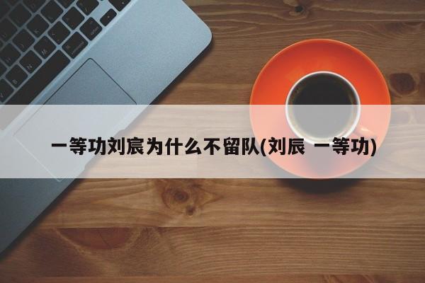 一等功刘宸为什么不留队(刘辰 一等功)