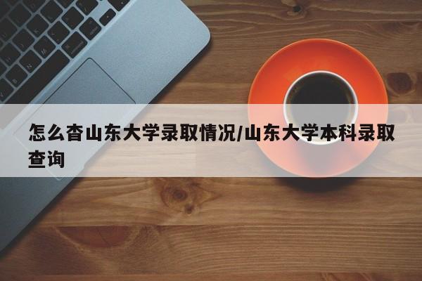 怎么杳山东大学录取情况/山东大学本科录取查询